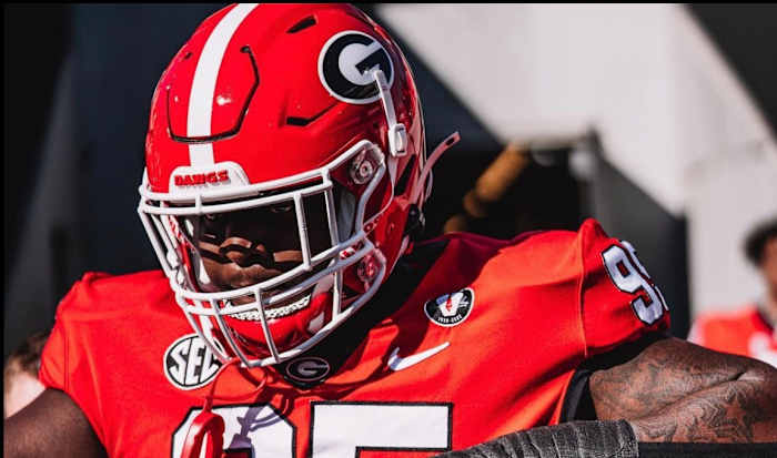 Georgia defensive lineman, Shone Washington
